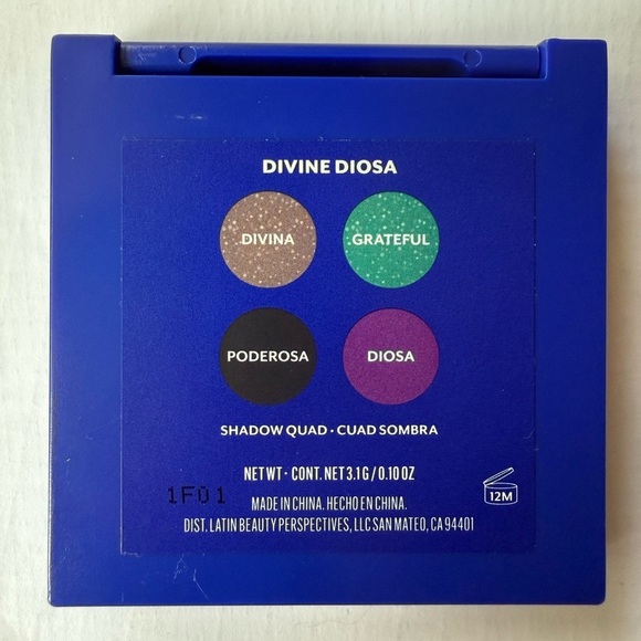 Treslucé Beauty Divine Diosa Eyeshadow Quad Palette - Picture 5 of 10